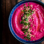 an image of beetroot hummus