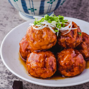 Japanese-style meatballs