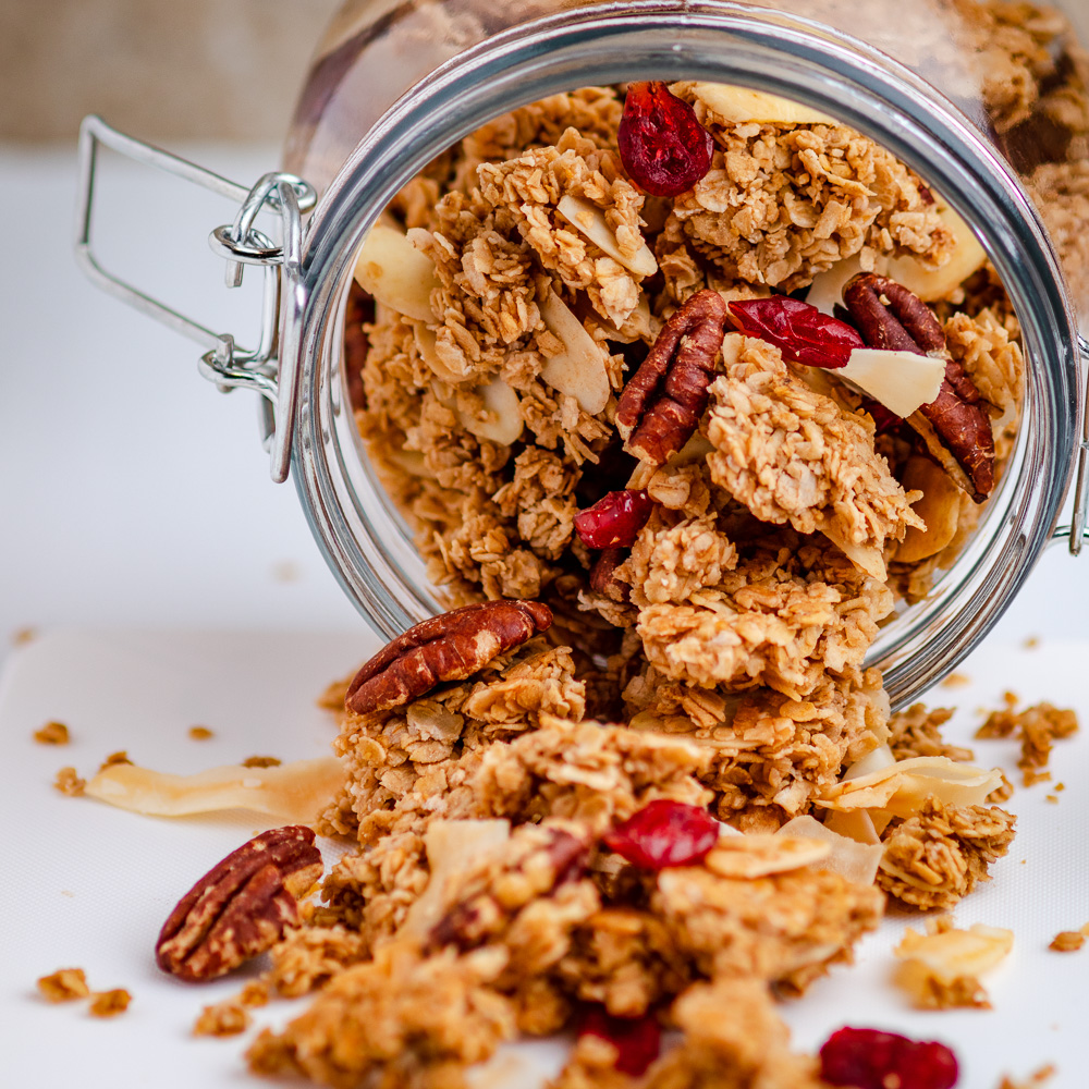 pecan and cranberry granola