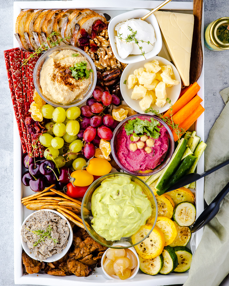 an image of a vegan snack board