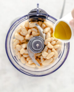 an image of beans in food processor