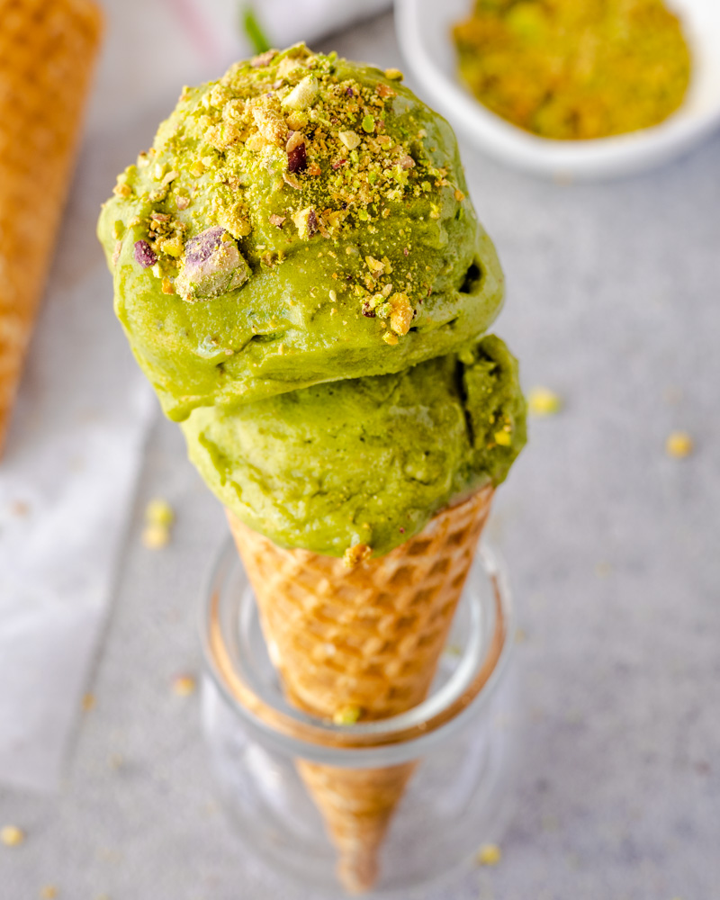 an image of vegan matcha ice cream