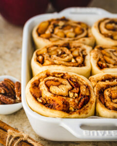an image of vegan apple cinnamon rolls