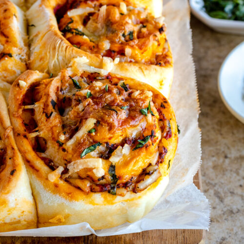an image of vegan pizza rolls