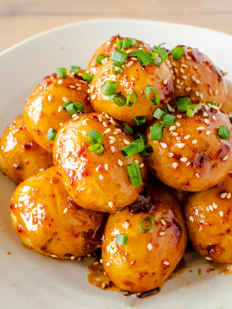 an image of Korean braised potatoes